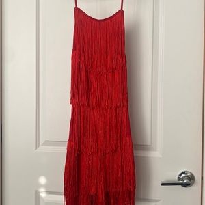 Fun fringe dress
